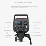 Godox MS300-V Studio-Blitzlicht 300Ws Bowens Mount Strobe Light mit Lampenabdeckung, MS300-V – Bild 9