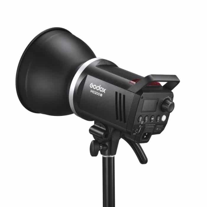 DCA2623AU.jpg Godox MS200-V Studio-Blitzlicht 200Ws Bowens Mount Strobe Light mit Lampenabdeckung, MS200-V – Bild 1