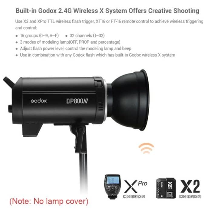 Godox DP800III Studioblitz-Fotolicht 800 Ws 2,4 G Wireless X-System Bowens-Mount-Blitzlicht, keine Lampenabdeckung, DP800III – Bild 6