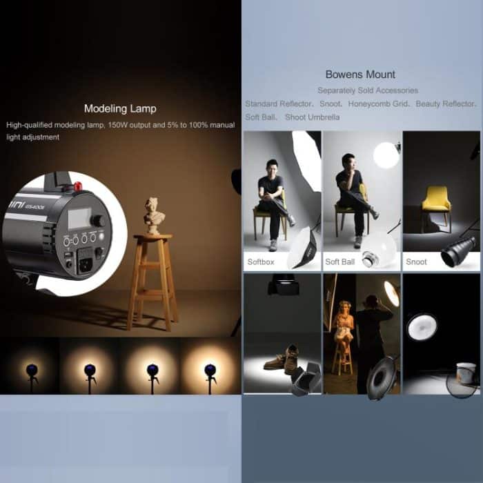 Godox Gemini GS300II Studio-Blitzlicht 300Ws Bowens-Mount-Blitzlicht, Gemini GS300II – Bild 9