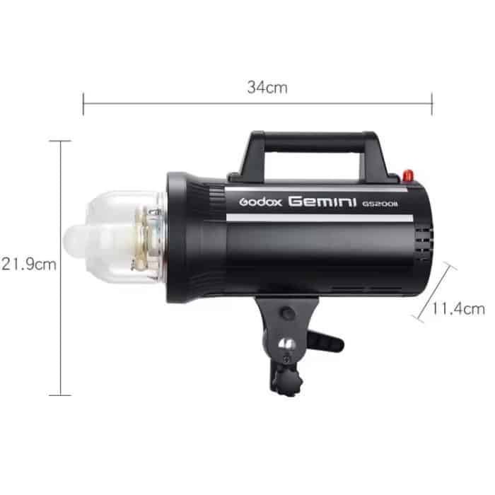 Godox Gemini GS200II Studio-Blitzlicht 200Ws Bowens-Mount-Blitzlicht, Gemini GS200II – Bild 4