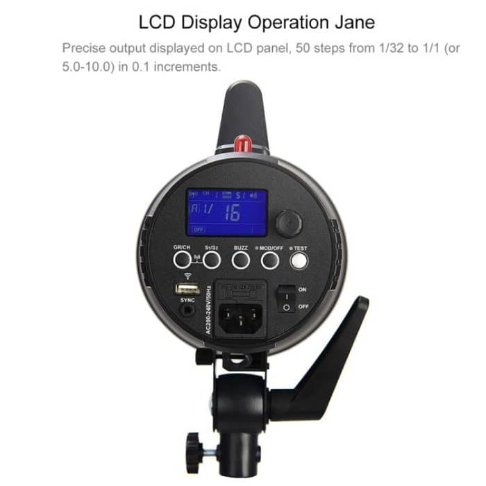 Godox Gemini GS200II Studio-Blitzlicht 200Ws Bowens-Mount-Blitzlicht, Gemini GS200II – Bild 9