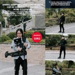 YELANGU B400 Dreiachsiges, stoßdämpfendes Armweste-stabilisierendes Kameraunterstützungssystem Easy Rig, B400 – Bild 4