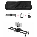 YELANGU L140T-A 40 cm Kohlefaser-Gleitschiene mit Telefonklemme und Kugelkopfadapter für Smartphones, L140T-A – Bild 11