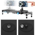 YELANGU L140T-A 40 cm Kohlefaser-Gleitschiene mit Telefonklemme und Kugelkopfadapter für Smartphones, L140T-A – Bild 7