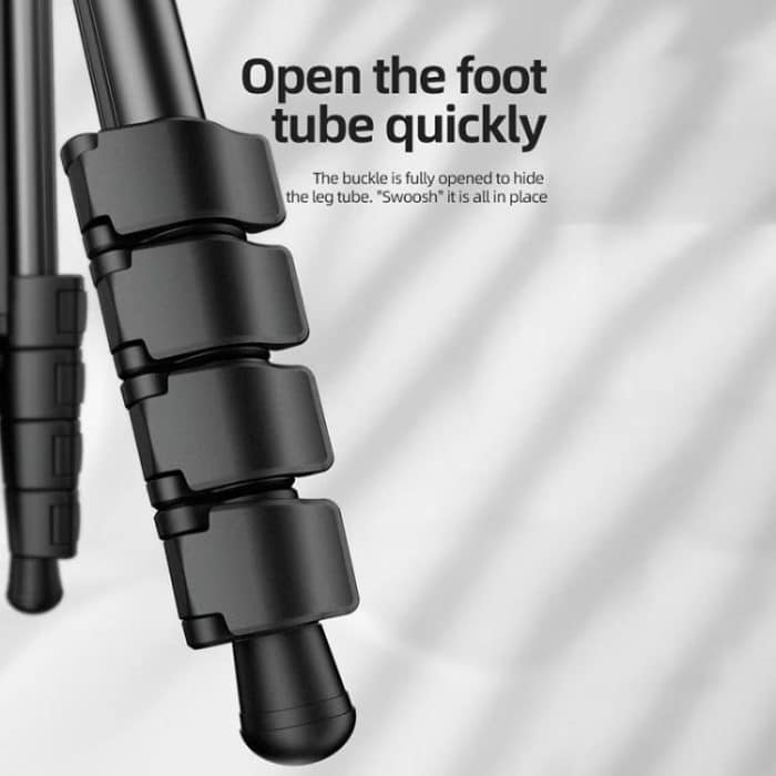 BEXIN TA254-BS30 Portable Collapsible Aluminum Alloy Camera Tripod with Head, TA254-BS30 – Bild 7