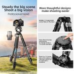 BEXIN RK294 Portable Collapsible Carbon Fiber Camera Tripod, RK294 – Bild 2