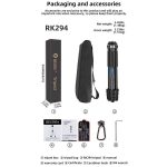 BEXIN RK294 Portable Collapsible Carbon Fiber Camera Tripod, RK294 – Bild 12