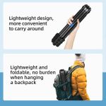 BEXIN RK294 Portable Collapsible Carbon Fiber Camera Tripod, RK294 – Bild 8