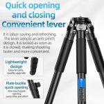 BEXIN RK264 Portable Collapsible Aluminum Alloy Camera Tripod, RK264 – Bild 5