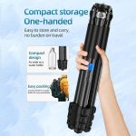 BEXIN RK264 Portable Collapsible Aluminum Alloy Camera Tripod, RK264 – Bild 6