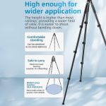 BEXIN RK264 Portable Collapsible Aluminum Alloy Camera Tripod, RK264 – Bild 9
