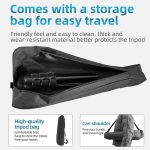 BEXIN RK264 Portable Collapsible Aluminum Alloy Camera Tripod, RK264 – Bild 10