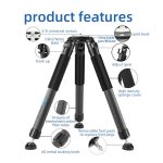 BEXIN ST402C Portable Collapsible Carbon Fiber Camera Tripod, ST402C – Bild 2
