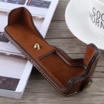 1/4-Zoll-Gewinde PU-Leder-Kamera-Halbgehäusebasis für Canon EOS M5, For Canon M5 – Bild 3