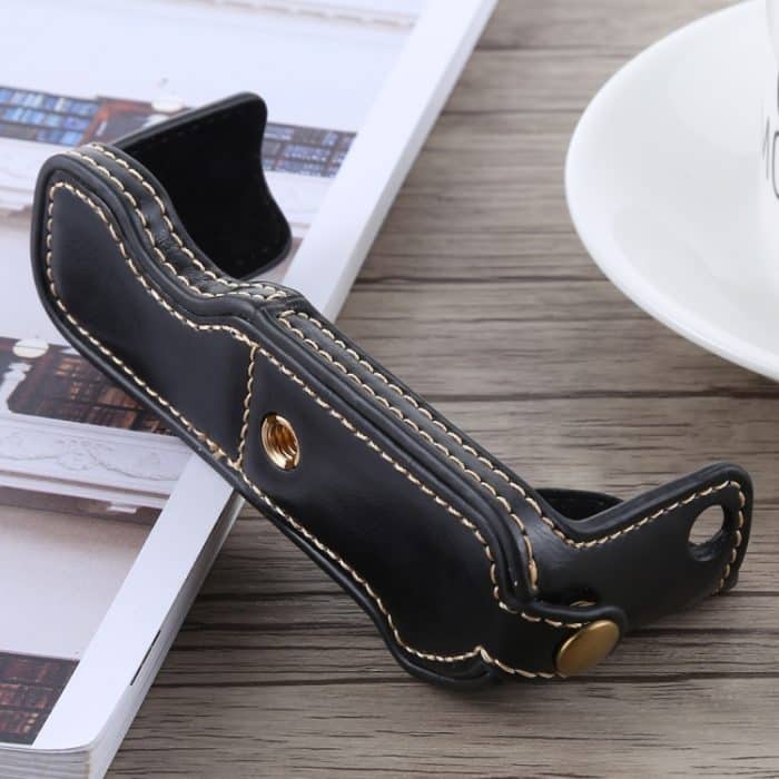 1/4-Zoll-Gewinde PU-Leder-Kamera-Halbgehäusebasis für Canon G7 X Mark II, For Canon G7X2 – Bild 4