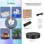 22 cm USB-Aufladung, drehbarer Präsentationsständer, Videoaufnahme-Requisiten, Plattenspieler, Belastung: 10 kg, keine Batterie – Bild 5