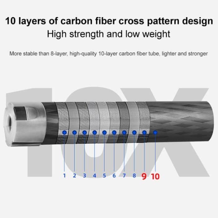 BEXIN P365C Kamera Kohlefaser Einbeinstativ Reisen Live Selfie Halterung Halter – Bild 5