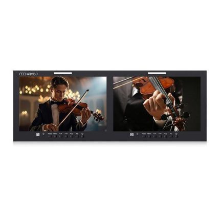 FEELWORLD D101 PLUS Dual 10,1 Zoll 4HE Rackmount-Monitor 4K HDMI SDI 1920 x 1200 IPS Monitor, D101 PLUS