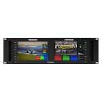 FEELWORLD D71 PLUS Dual 7 Zoll 3HE Rackmount-Monitor 4K HDMI SDI 1920 x 1200 IPS Monitor, D71 PLUS