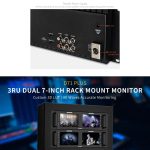 FEELWORLD D71 PLUS Dual 7 Zoll 3HE Rackmount-Monitor 4K HDMI SDI 1920 x 1200 IPS Monitor, D71 PLUS – Bild 7