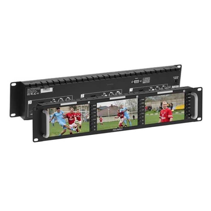 FEELWORLD T51 PLUS Dreifacher 5,5-Zoll-2HE-Rackmount-Monitor Full HD 3G-SDI 4KHDMI AV-Monitor, T51 PLUS – Bild 2