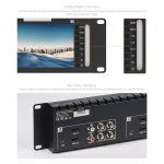 FEELWORLD T51 PLUS Dreifacher 5,5-Zoll-2HE-Rackmount-Monitor Full HD 3G-SDI 4KHDMI AV-Monitor, T51 PLUS – Bild 9