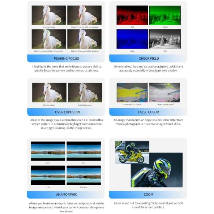 SEETEC WPC215 21,5 Zoll 1000nit Hochheller tragbarer Regiemonitor zum Mitnehmen Full HD 1920x1080 Monitor, WPC215 – Bild 9