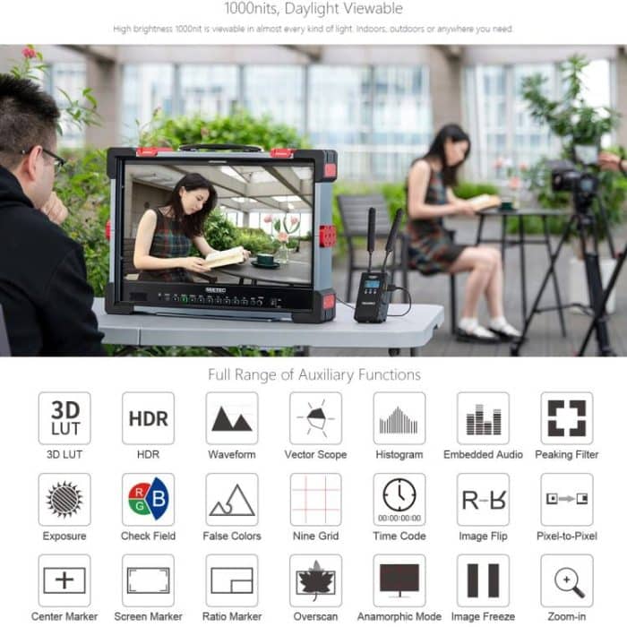 SEETEC P215 PRO-CO 21,5 Zoll 1000nit Hochheller Broadcast-Monitor Full HD 1920x1080Monitor, P215 PRO-CO – Bild 12