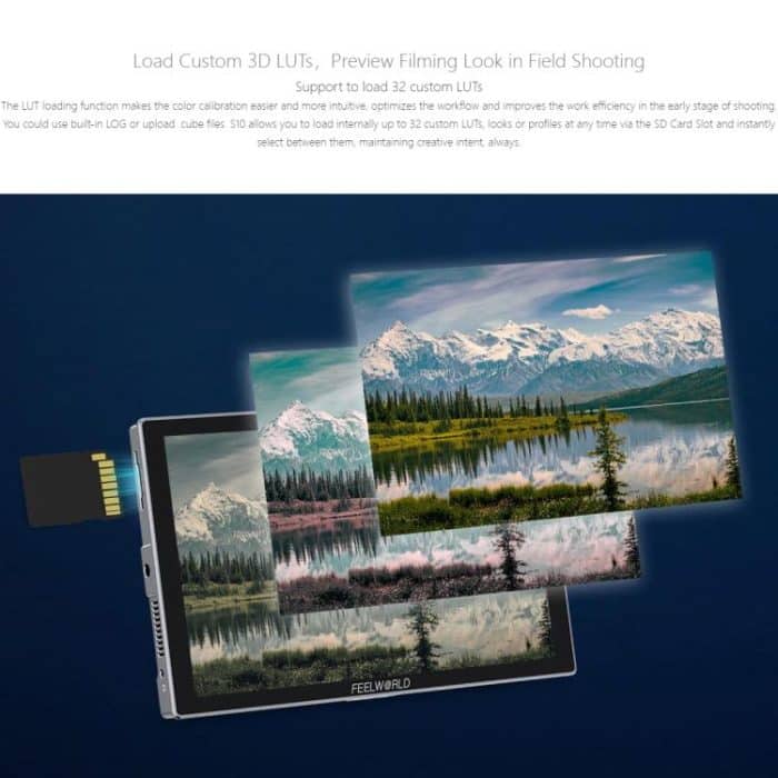 FEELWORLD S10 10,1 Zoll 12G SDI HDMI2.0 Kamera-Feldmonitor Hohe Helligkeit 1200nit Touchscreen-Monitor, S10 – Bild 14