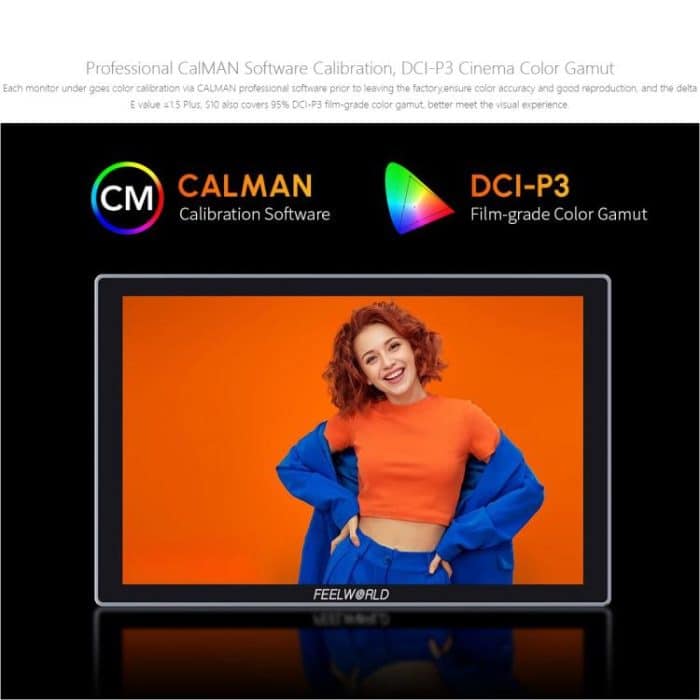 FEELWORLD S10 10,1 Zoll 12G SDI HDMI2.0 Kamera-Feldmonitor Hohe Helligkeit 1200nit Touchscreen-Monitor, S10 – Bild 8