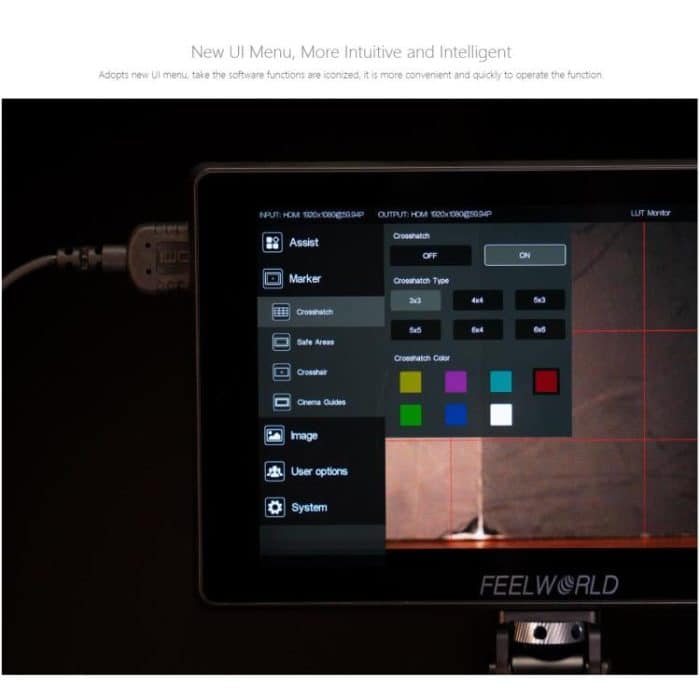 FEELWORLD SH7 7 Zoll Ultraheller 2200nit On-Camera-Monitor SDI HDMI Cross Conversion Monitor, SH7 – Bild 10