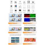 FEELWORLD H5 5,5 Zoll 12G SDI HDMI 2.0 Kamera-Feldmonitor Hohe Helligkeit 1200nit Touchscreen-Monitor, H5 – Bild 13