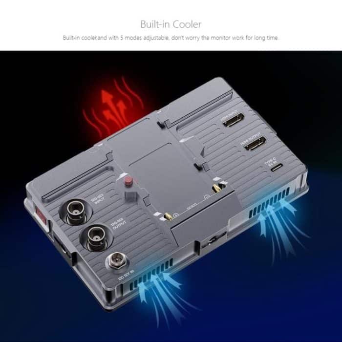 FEELWORLD H5 5,5 Zoll 12G SDI HDMI 2.0 Kamera-Feldmonitor Hohe Helligkeit 1200nit Touchscreen-Monitor, H5 – Bild 17