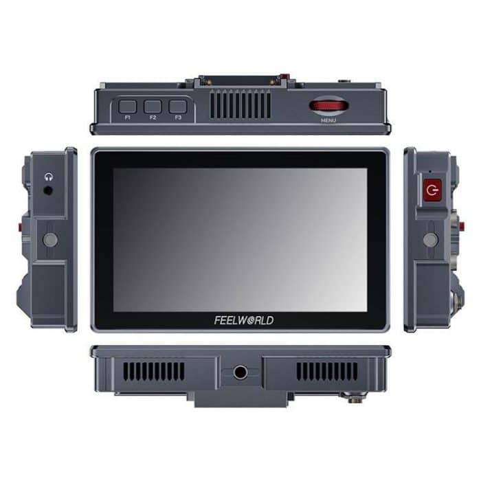 FEELWORLD H5 5,5 Zoll 12G SDI HDMI 2.0 Kamera-Feldmonitor Hohe Helligkeit 1200nit Touchscreen-Monitor, H5 – Bild 4