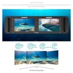 FEELWORLD D71 PLUS-H Dual 7 Zoll 3HE Rackmount-Monitor 4K HDMI 1920 x 1200 IPS Monitor, D71 PLUS-H – Bild 4