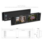 FEELWORLD D71 PLUS-H Dual 7 Zoll 3HE Rackmount-Monitor 4K HDMI 1920 x 1200 IPS Monitor, D71 PLUS-H – Bild 5
