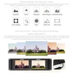 FEELWORLD D71 PLUS-H Dual 7 Zoll 3HE Rackmount-Monitor 4K HDMI 1920 x 1200 IPS Monitor, D71 PLUS-H – Bild 8