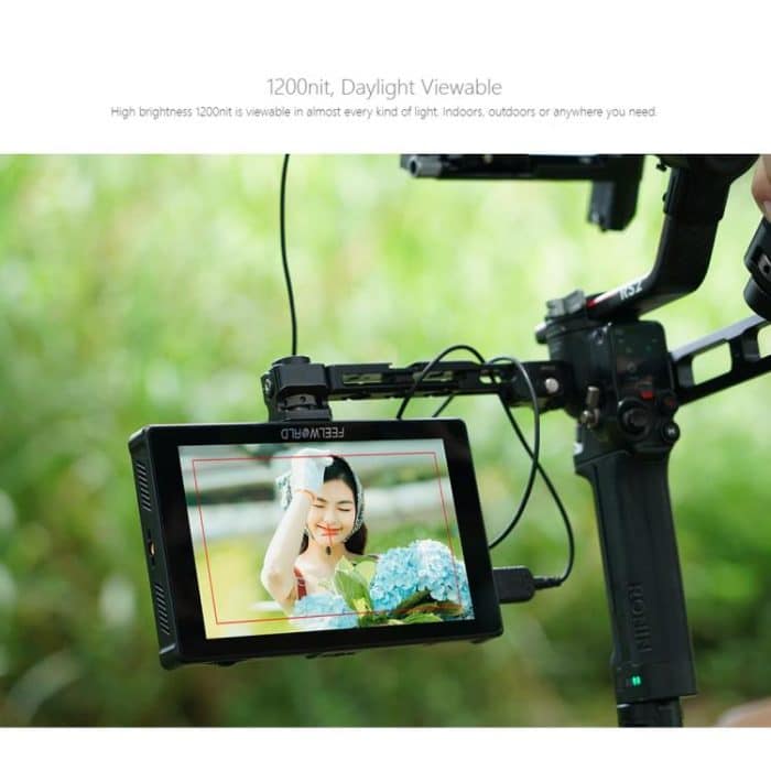 FEELWORLD F7 PLUS 7-Zoll-DSLR-Kamera-Feldmonitor Touchscreen 4K HDMI Hochheller 1200nit-Monitor, F7 PLUS – Bild 9