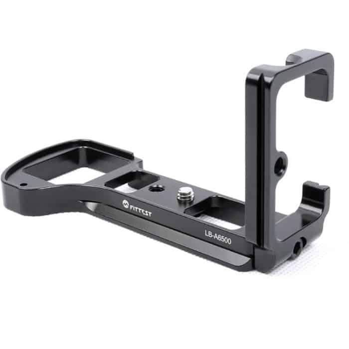 FITTEST LB-A6500 Vertical Shoot Quick Release L Plate Bracket Base Holder für Sony ILCE-6500 (A6500) Camera Metal Ballhead – Bild 4