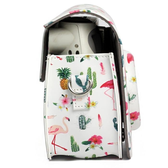 Flamingo-Kaktus-Muster PU-Leder Schutz Kamera Tasche für Fujifilm Instax Mini 7S / 7C Kamera – Bild 4