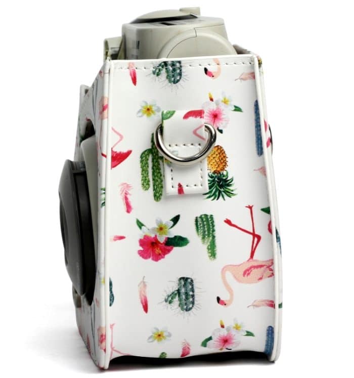 Flamingo-Kaktus-Muster PU-Leder Schutz Kamera Tasche für Fujifilm Instax Mini 7S / 7C Kamera – Bild 7