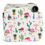 Flamingo-Kaktus-Muster PU-Leder Schutz Kamera Tasche für Fujifilm Instax Mini 7S / 7C Kamera – Bild 8