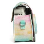 Regenbogen Ölgemälde Muster PU Lederschutz Kameratasche für FUJIFILM Instax Mini 7S / 7C Kamera – Bild 4