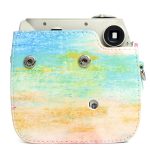 Regenbogen Ölgemälde Muster PU Lederschutz Kameratasche für FUJIFILM Instax Mini 7S / 7C Kamera – Bild 8