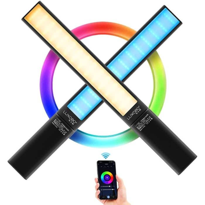 LUXCeO P6 RGB Buntes Foto-LED-Stick-Videolicht Handheld-APP-Steuerung Vollfarbiges LED-Fülllicht, P6 – Bild 1