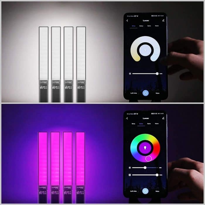 LUXCeO P6 RGB Buntes Foto-LED-Stick-Videolicht Handheld-APP-Steuerung Vollfarbiges LED-Fülllicht, P6 – Bild 10