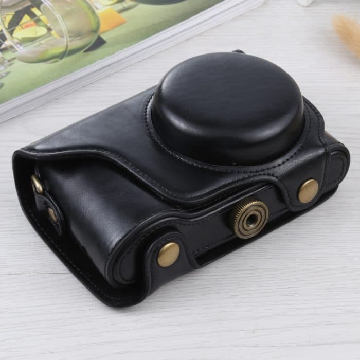 Ganzkörper-Kameratasche aus PU-Leder mit Trageriemen für die Samsung Galaxy-Kamera EK-GC100 / EK-GC110 / EK-GC200, For Samsung Galaxy Camera EK-GC200, For Samsung Galaxy Camera EK-GC100 – Bild 3