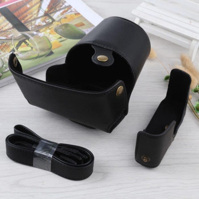 Ganzkörperkamera-PU-Ledertasche mit Trageriemen für Olympus E-PL3 / E-PM1, For Olympus E-PL3 – Bild 5