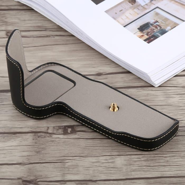 1/4 Zoll Gewinde PU-Leder Kamera-Halbgehäusebasis für Canon EOS 5D Mark IV / 5D Mark III, For Canon 5D4 – Bild 2